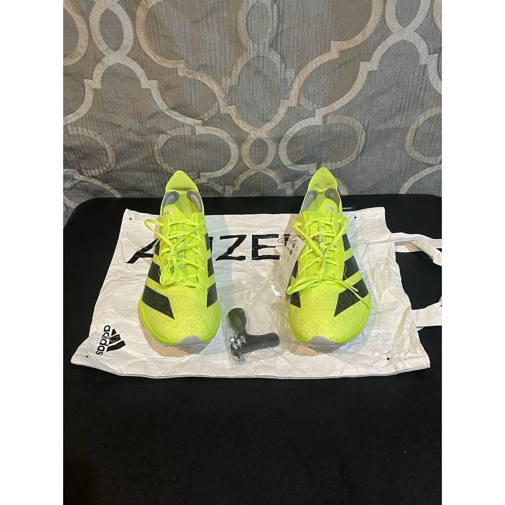 New Men’s Sz 8.5 Adidas Adizero Prime SP 3 Strung Lucid Lemon IH5800.